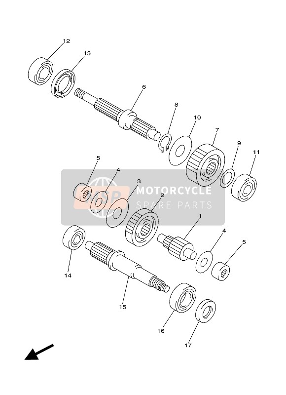 Yamaha YP250A 2003 Transmission for a 2003 Yamaha YP250A